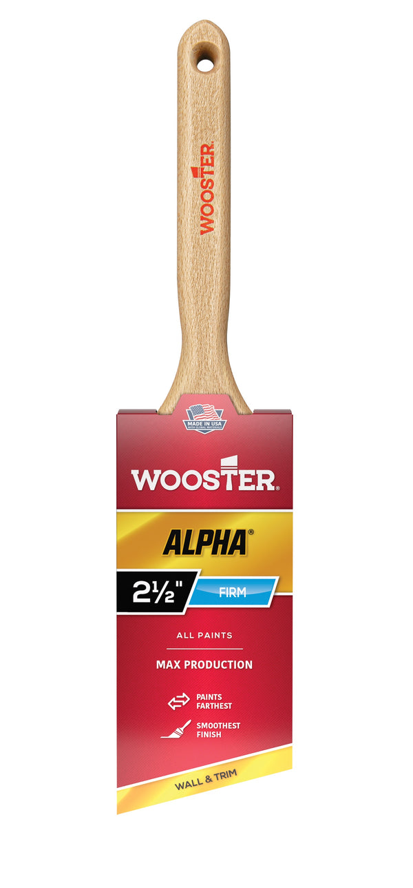 Wooster Alpha® Angle Sash Firm Paintbrush-Case of 6