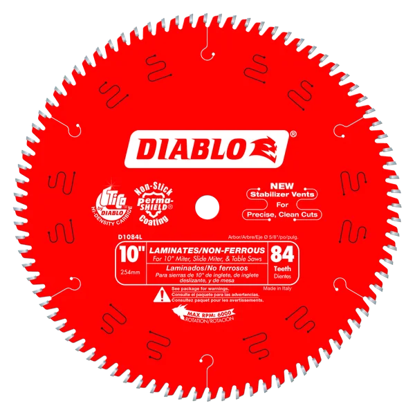 10 in. x 84 Tooth Carbide Circular Saw Blade