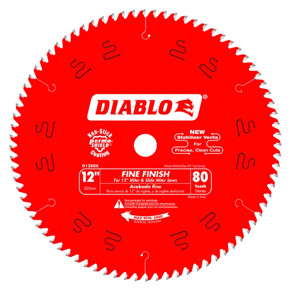 12 in. x 80 Tooth Finishing Circular Saw Blade