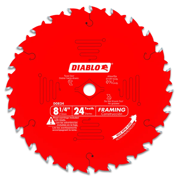 8-1/4 in. x 24 Tooth Framing Saw Blade