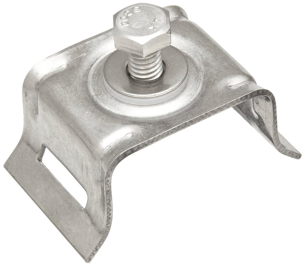 BAND-IT 3/4" Slot, 200/300 Stainless Steel Flared Leg Single Bolt Brack-It (50 Per Box)