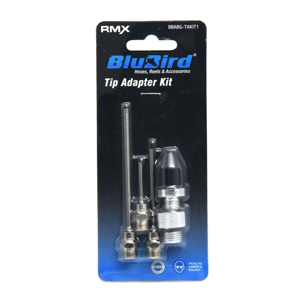 BluBird Air Blow Gun 5 Pc Tip Adaptor Kit - Pneumatic Tool Kit