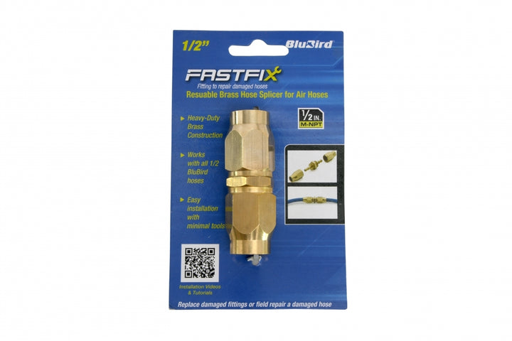 Fast Fix  1/2" Air Hose Assembly Repair Fitting 1/2" MNPT Splicer