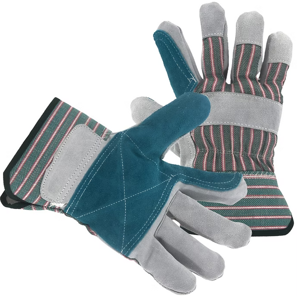 Premium Grade Green Double Palm Gloves