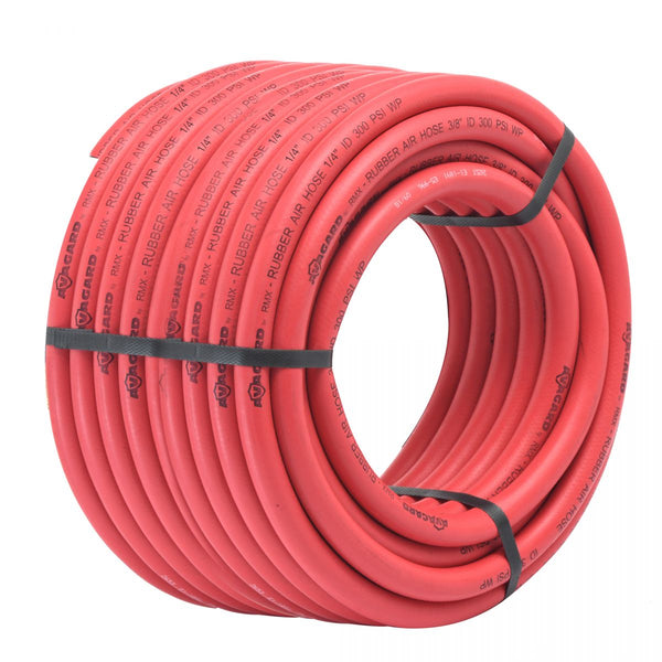 Avagard 1/4" x 300' Bulk Rubber Air Hose - Robust Industrial Hoses