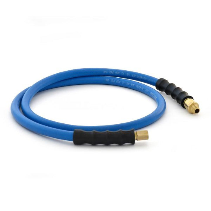 BluBird 3/8" x 3' Rubber Lead In Air Hose