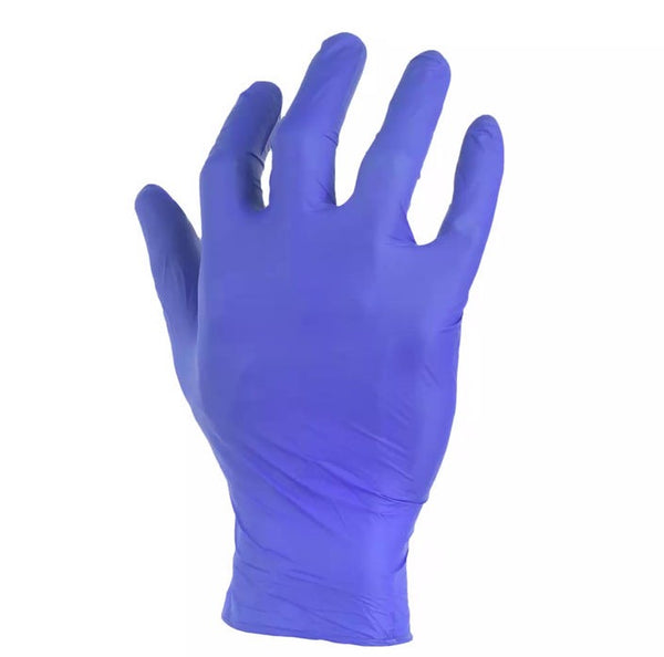 Royal Blue Disposable Nitrile Gloves Latex Free, DEHP Free